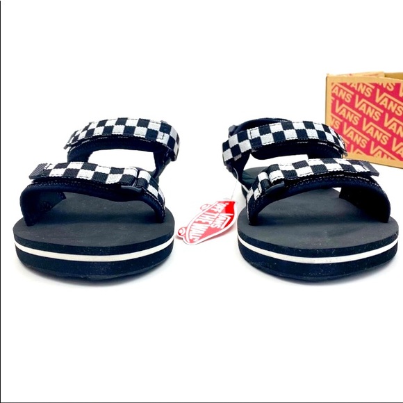 VANS Tri-Lock Check Print Sandals - Picture 7 of 12
